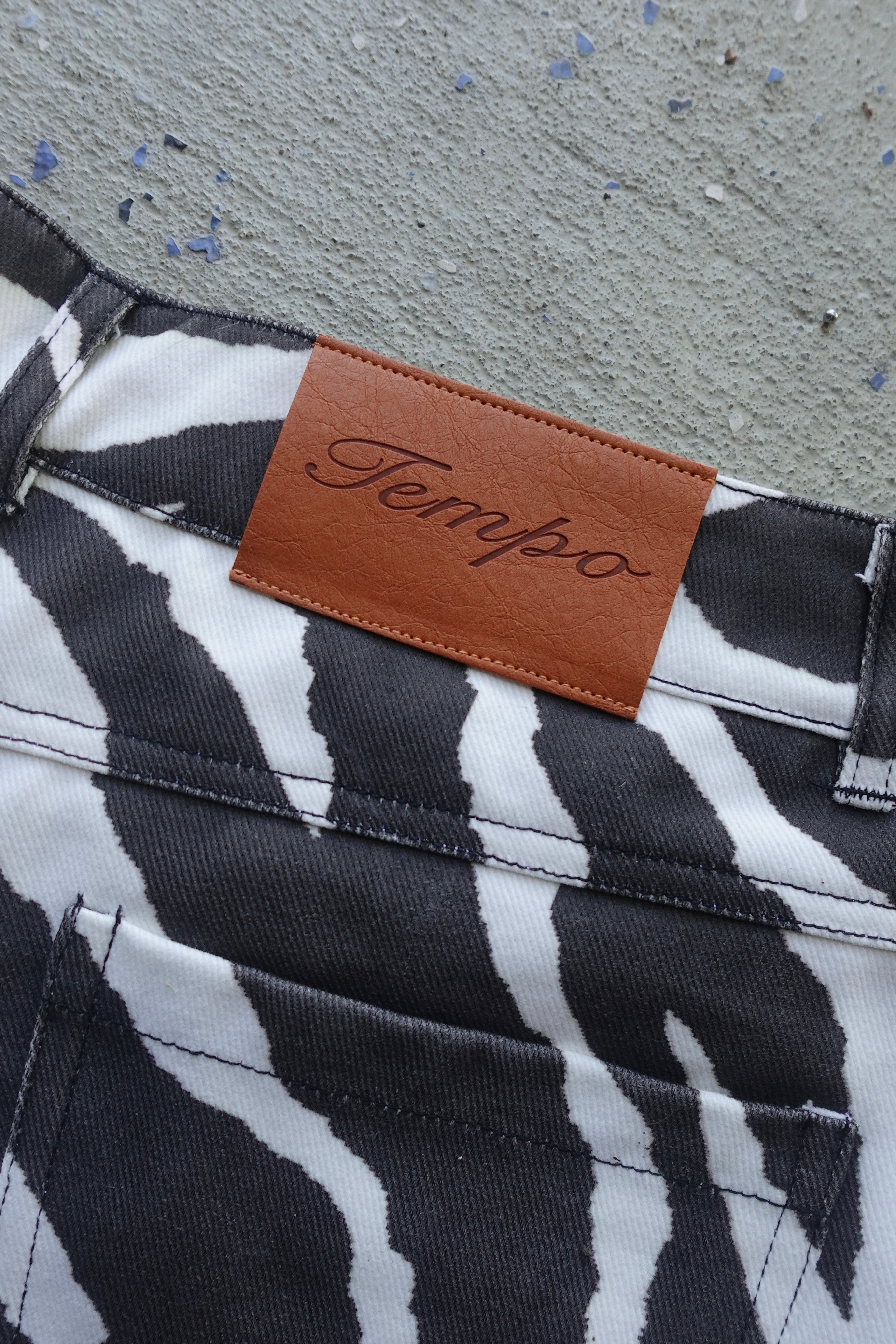 MadeByTempo “Zebra Print” jorts
