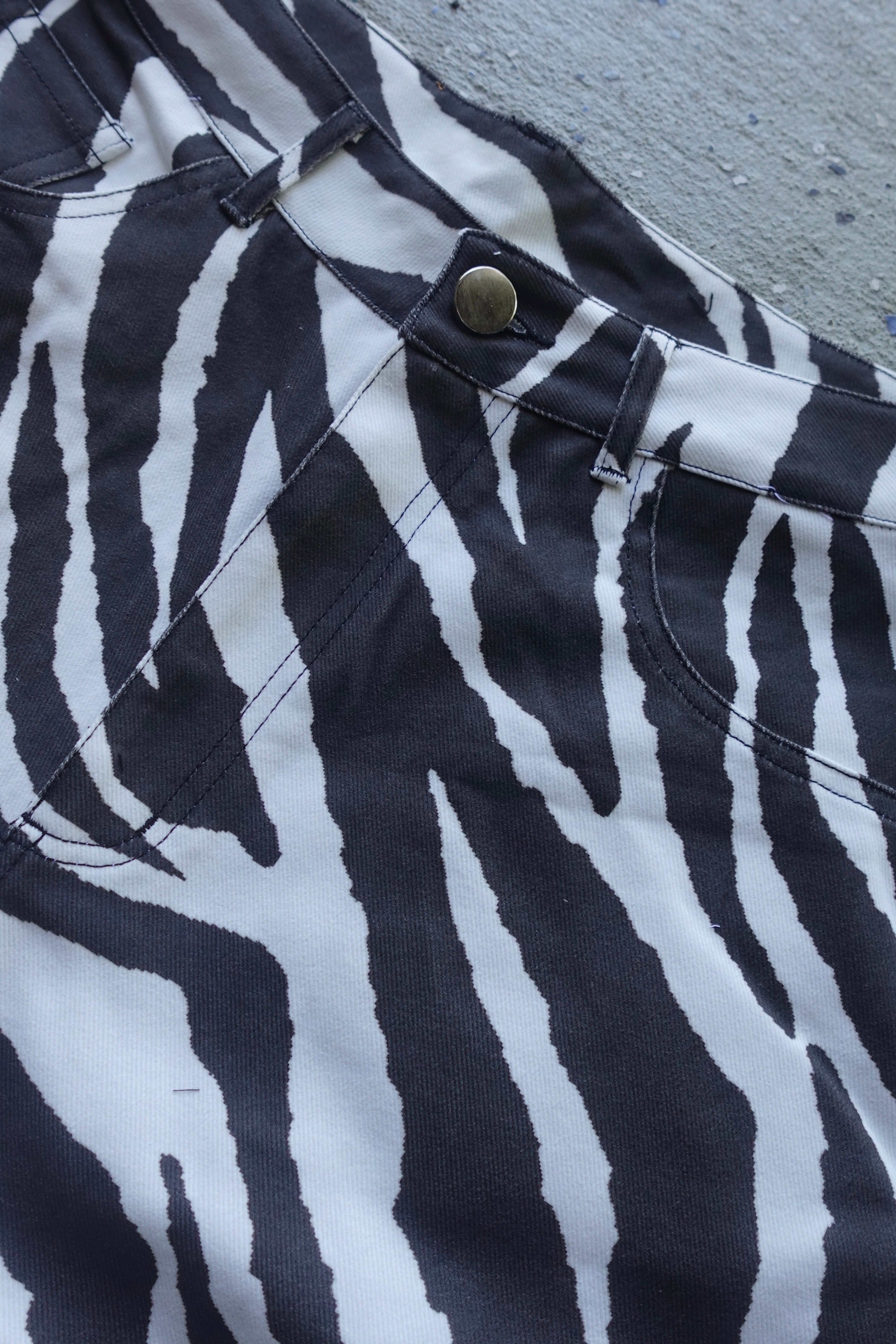 MadeByTempo “Zebra Print” jorts