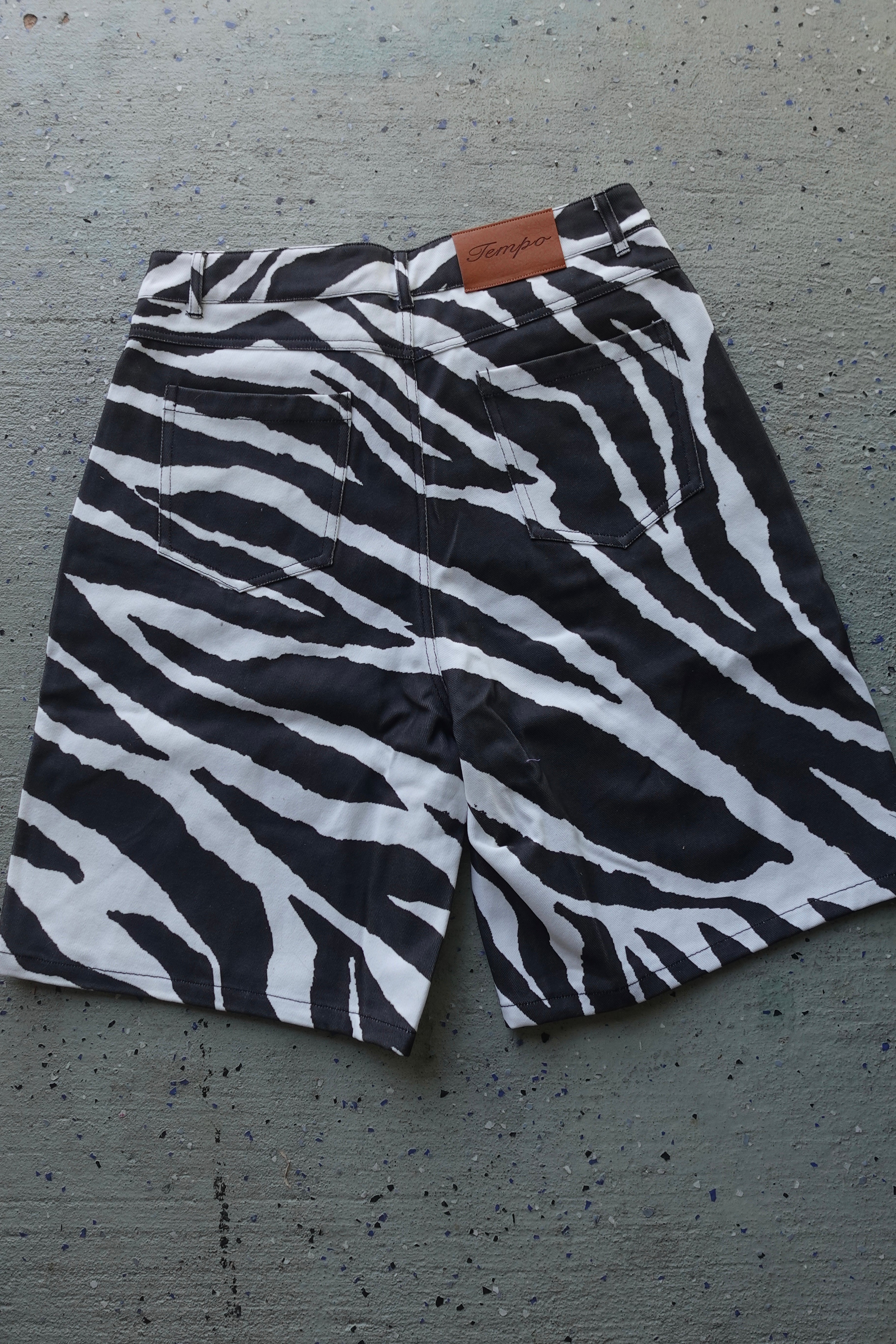 MadeByTempo “Zebra Print” jorts